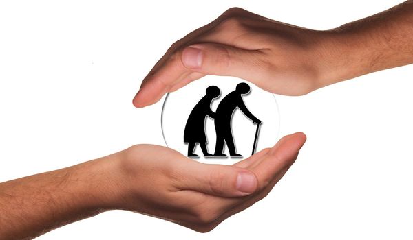 Senioren und Pflege